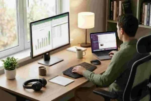remote work setup