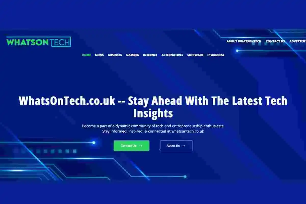 whatsontech co uk